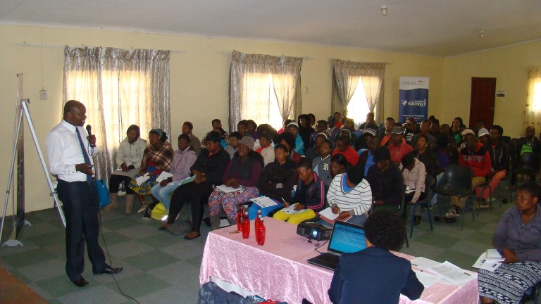 Participants of the Legal Advice: Talk to Judge Takalani workshop